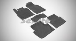 4 599 р. Износостойкие коврики в салон с высоким бортом SeiNtex Premium 4 шт. (резина)  Ford EcoSport (2013-2019). Увеличить фотографию 1