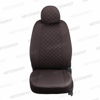 13 999 р. Чехлы сидений (экокожа) Автопилот Ромб  Ford EcoSport (2013-2019) (шоколад). Увеличить фотографию 5