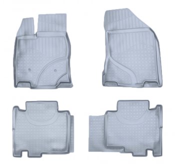 3 079 р. Коврики салона Norplast Unidec  Ford Edge  2 (2015-2024) (Цвет: серый). Увеличить фотографию 1
