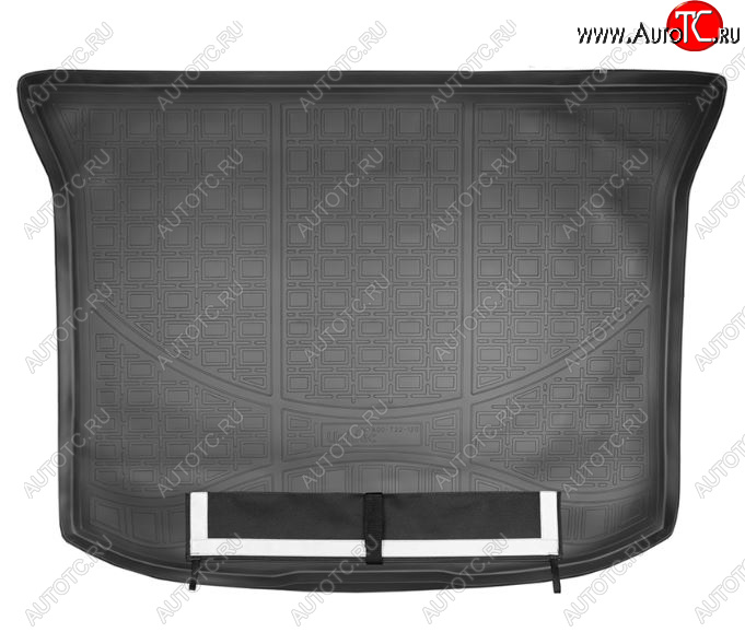 2 799 р. Коврик багажника Norplast  Ford Edge  2 (2015-2024) (Черный, с погрузочным ковриком (фартуком))