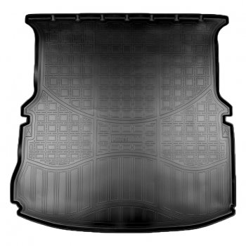 1 869 р. Коврик в багажник Norplast Unidec (со сложенным 3-им рядом)  Ford Explorer  U502 (2010-2016) (Цвет: черный). Увеличить фотографию 1