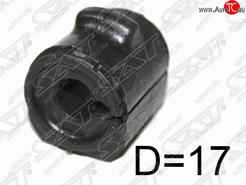 199 р. Резиновая втулка переднего стабилизатора SAT (D=17) Mazda 2/Demio DY дорестайлинг (2002-2005)