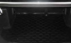 1 169 р. Коврик в багажник Aileron (полиуретан) Ford Fiesta 6 седан рестайлинг (2012-2019). Увеличить фотографию 1