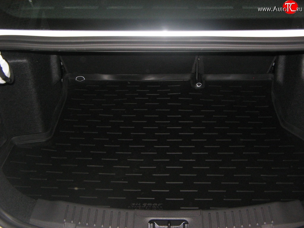 1 169 р. Коврик в багажник Aileron (полиуретан) Ford Fiesta 6 седан рестайлинг (2012-2019)