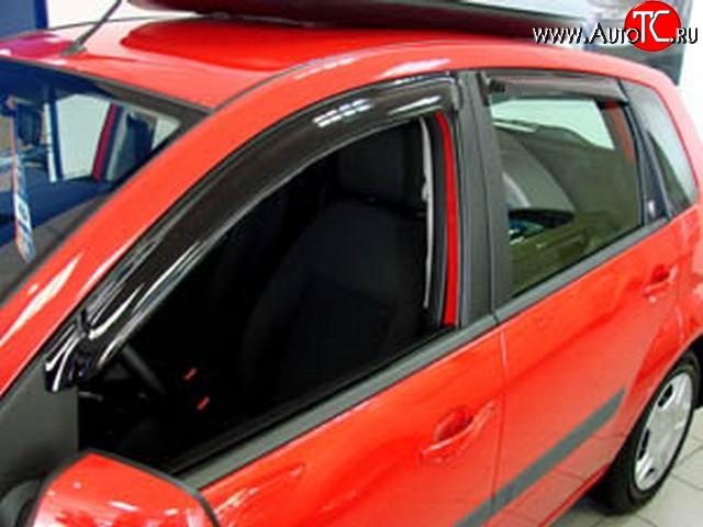 2 069 р. Дефлекторы окон (ветровики) Novline 4 шт Ford Fiesta 5 хэтчбэк 5 дв. рестайлинг (2005-2008)