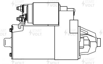 10 249 р. Стартер (V-1.8L/2.0L, 1,4кВт) STARTVOLT Ford Focus 1 хэтчбэк 3 дв. рестайлинг (2001-2005). Увеличить фотографию 6