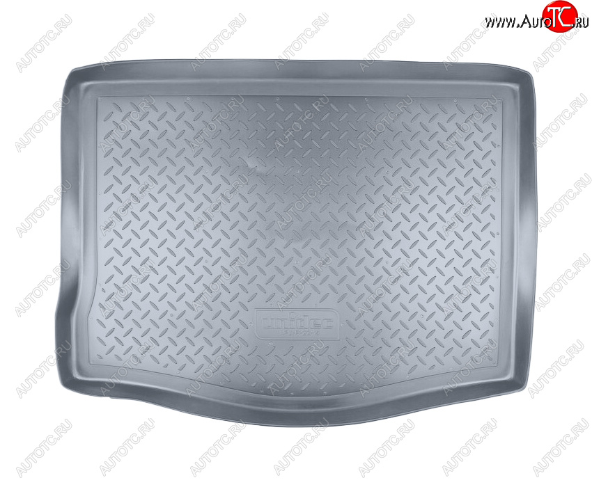 1 699 р. Коврик багажника Norplast Unidec  Ford Focus  2 (2004-2011) (Цвет: серый)