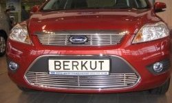 4 999 р. Декоративная вставка решетки радиатора Berkut Ford Focus 2 седан рестайлинг (2007-2011). Увеличить фотографию 1