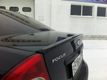 2 799 р. Лип спойлер АВТОКРАТ Ford Focus 2  седан дорестайлинг (2004-2008) (Неокрашенный). Увеличить фотографию 2