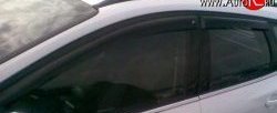 1 899 р. Комплект дефлекторов окон (ветровиков) 4 шт. Novline (литьевой поликарбонат)  Ford Focus  3 (2010-2015). Увеличить фотографию 1