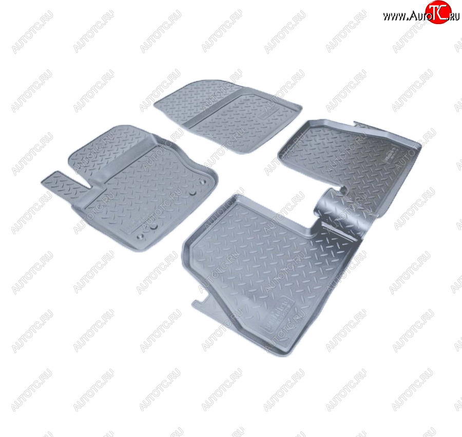 2 499 р. Коврики салона Norplast Unidec  Ford Focus  3 (2010-2015) (Цвет: серый)
