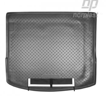 2 899 р. Коврик багажника Norplast Unidec  Ford Focus  3 (2010-2019) (Черный, с погрузочным ковриком (фартуком)). Увеличить фотографию 1