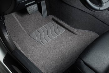 4 099 р. Коврики в салон SEINTEX ВОРС (комплект, МКПП) Ford Focus 3 седан рестайлинг (2014-2019) (Цвет: серый). Увеличить фотографию 5