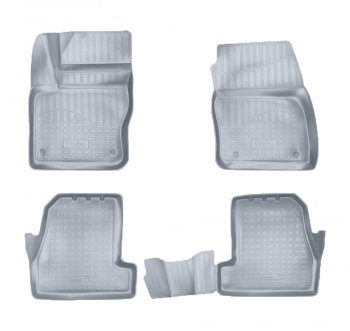2 759 р. Коврики салона Norplast Unidec  Ford Focus  3 (2014-2019) (Цвет: серый). Увеличить фотографию 1