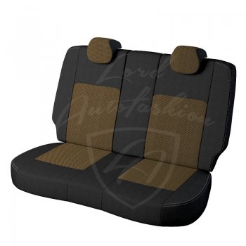 4 499 р. Чехлы для сидений Lord Autofashion Турин (жаккард)  Ford Focus  3 (2010-2019) (Чёрный, вставка Тома Жёлтый). Увеличить фотографию 2