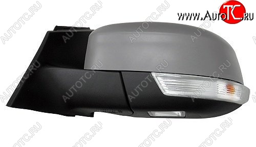 7 699 р. Боковое левое зеркало заднего вида SAT (регулировка, автоскладывание, обогрев, поворот, подсветка, слепая зона)  Ford Focus  3 (2010-2019) (Неокрашенное)