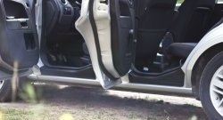 3 799 р. Накладки порогов в дверной проем на RA Ford Fusion 1 хэтчбэк дорестайлинг (2002-2005) (Передние + задние). Увеличить фотографию 1