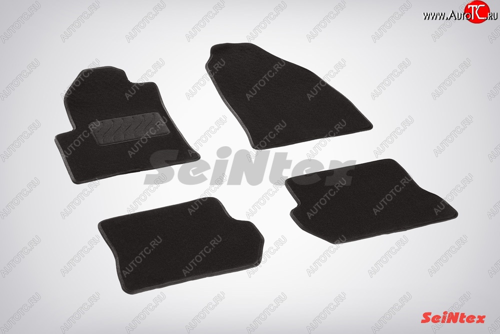 2 499 р. Износостойкие коврики в салон SeiNtex Premium LUX 4 шт. (ворсовые)  Ford Fusion  1 (2002-2012)