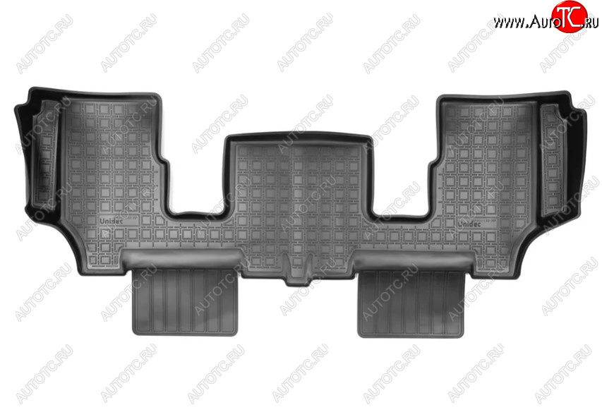 929 р. Коврики салона Norplast Unidec (3 ряд)  Ford Galaxy  3 (2015-2024) (Цвет: черный)
