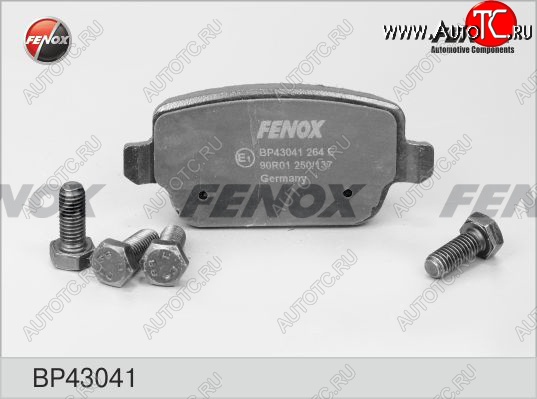 1 359 р. Колодка заднего дискового тормоза FENOX Ford S-Max 1 дорестайлинг (2006-2010)