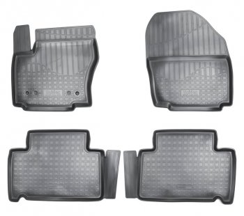 1 999 р. Комплект салонных ковриков Norplast Unidec Ford S-Max 1 рестайлинг (2010-2015) (Цвет: черный). Увеличить фотографию 1