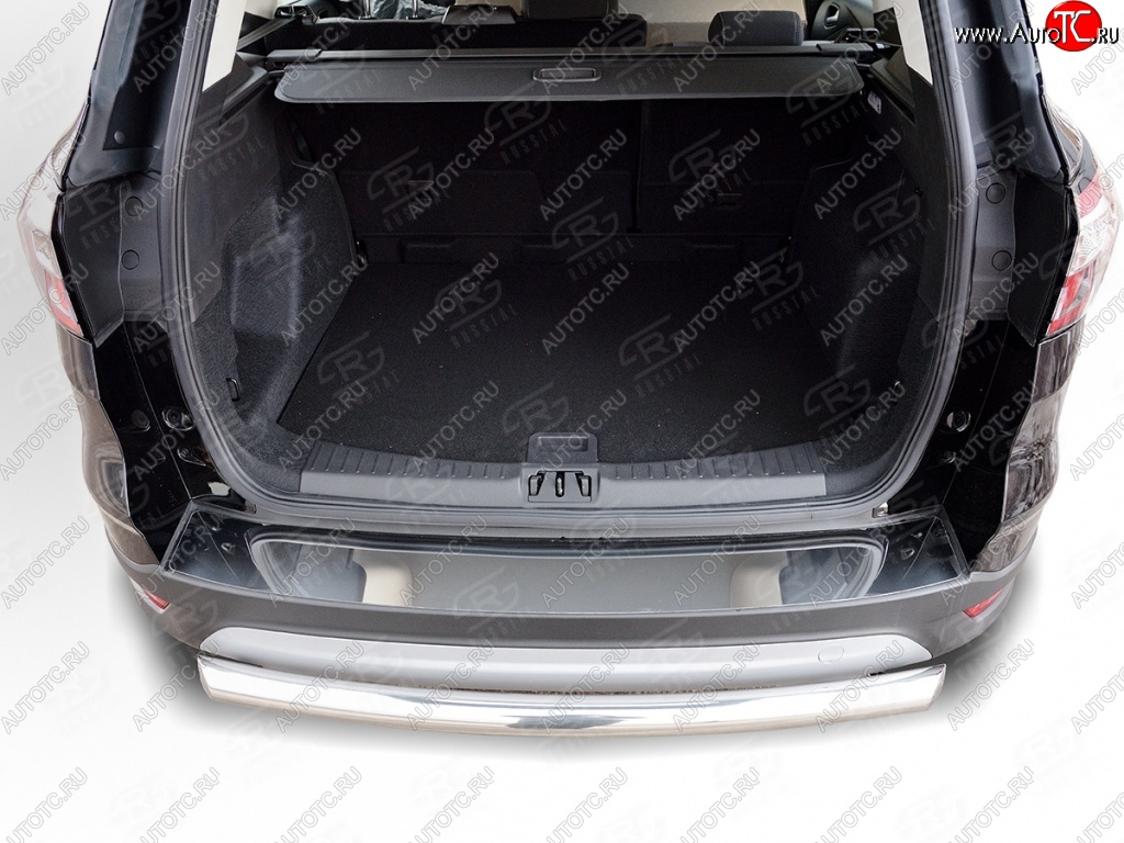 3 189 р. Накладка защитная на верхнюю часть заднего бампера Russtal Ford Kuga 2 рестайлинг (2016-2019)