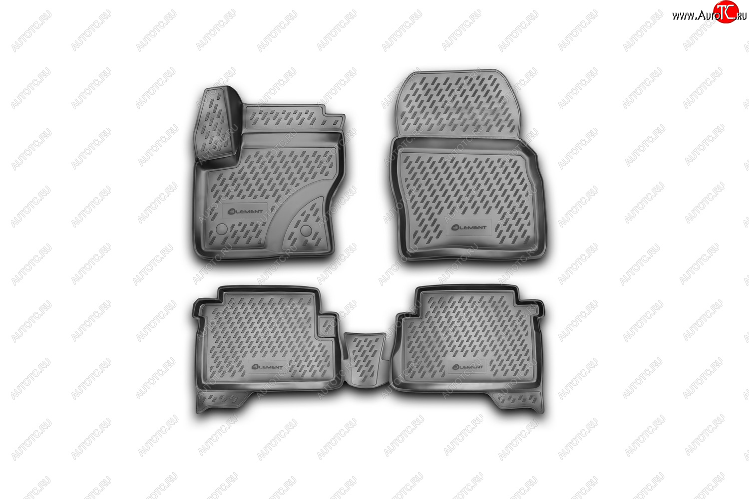 3 099 р. Комплект ковриков в салон Element Ford Kuga 2 рестайлинг (2016-2019)