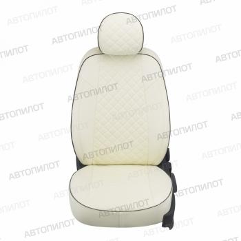 14 499 р. Чехлы сидений (Trend, экокожа) Автопилот Ромб  Ford Kuga  1 (2008-2013) (белый). Увеличить фотографию 4