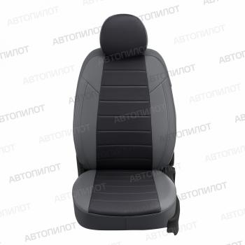 13 849 р. Чехлы сидений (Trend, экокожа) Автопилот  Ford Kuga  1 (2008-2013) (серый/черный). Увеличить фотографию 2