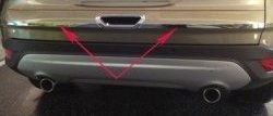 2 399 р. Нижняя накладка на крышку багажника СТ Ford Kuga 2 дорестайлинг (2013-2016). Увеличить фотографию 2