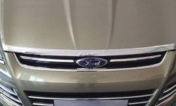 3 599 р. Накладка на капот СТ  Ford Kuga  2 (2013-2016). Увеличить фотографию 1