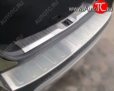 5 949 р. Защитная накладка на задний бампер СТ Ford Kuga 2 дорестайлинг (2013-2016)