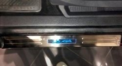 Накладки на порожки автомобиля СТ v2 Ford Kuga 2 дорестайлинг (2013-2016)