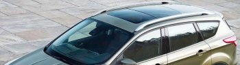7 349 р. Рейлинги WINBO Ford Kuga 2 дорестайлинг (2013-2016) (Серебристые). Увеличить фотографию 2