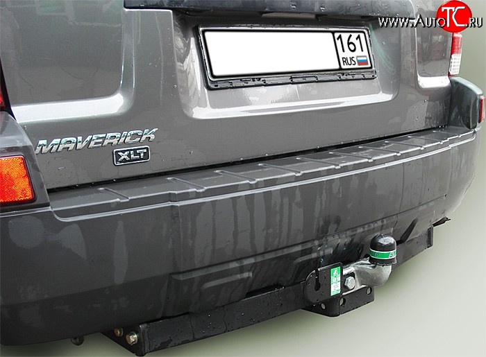 8 249 р. Фаркоп Лидер Плюс (до 1200 кг) Ford Maverick TM1 рестайлинг, 5 дв. (2004-2007) (Без электропакета)