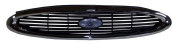 2 999 р. Решётка радиатора SAT (черная с хромом, бензин)  Ford Mondeo (1996-2000). Увеличить фотографию 1