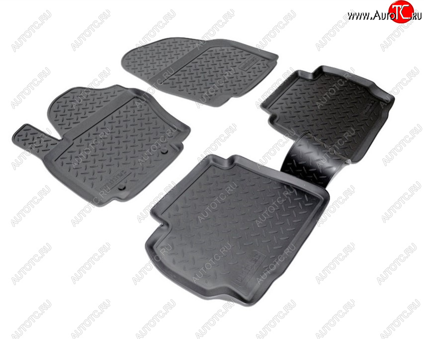 2 099 р. Комплект салонных ковриков Norplast Unidec  Ford Mondeo (2007-2014) (Цвет: черный)
