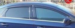 999 р. Комплект дефлекторов окон (ветровиков) 4 шт. (седан) Russtal Ford Mondeo Mk4,BD дорестайлинг, седан (2007-2010). Увеличить фотографию 1