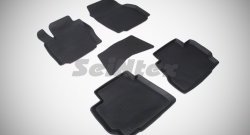 4 599 р. Износостойкие коврики в салон с высоким бортом SeiNtex Premium 4 шт. (резина)  Ford Mondeo (2007-2014). Увеличить фотографию 1