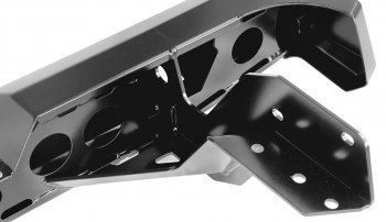56 999 р. Бампер задний силовой РИФ  Ford Ranger ( DoubleCab,  RapCab) (2011-2016) (С квадратом под фаркоп и калиткой). Увеличить фотографию 3