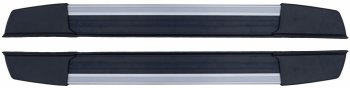13 349 р. Алюминиевые порожки для ног Элеганс  Ford Ranger  DoubleCab (2011-2016). Увеличить фотографию 1
