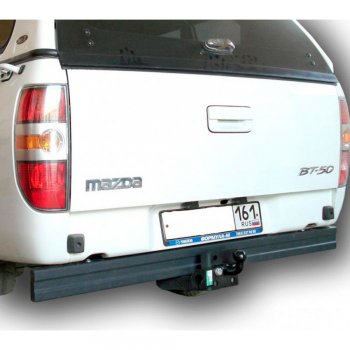 9 699 р. Фаркоп Лидер Плюс (съемный шар тип FC) Ford Ranger 2  рестайлинг (2009-2011) (Без электропакета). Увеличить фотографию 1