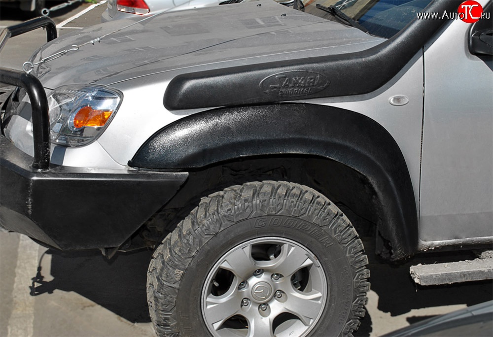 19 399 р. Накладки на колёсные арки RA (комплект)  Ford Ranger  2 (2006-2009), Mazda BT-50 (2006-2011) (Поверхность: шагрень)