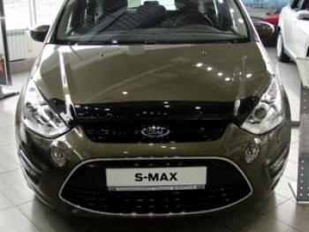 579 р. Дефлектор капота SIM Ford S-Max 1 рестайлинг (2010-2015). Увеличить фотографию 2
