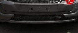 4 229 р. Сетка на бампер Novline Ford Tourneo Custom дорестайлинг (2012-2018). Увеличить фотографию 1