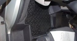 1 839 р. Коврики в салон Aileron (полиуретан, передние 2 шт.)  Ford Tourneo Custom (2012-2018). Увеличить фотографию 1