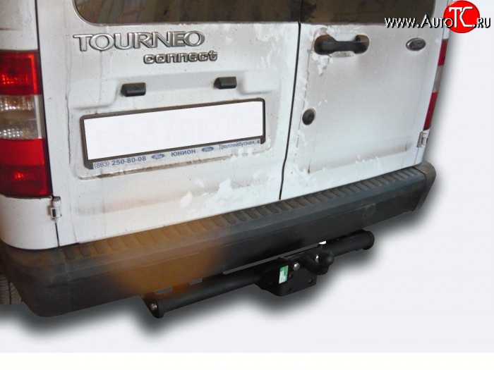 10 099 р. Фаркоп Лидер Плюс (до 2000 кг) Ford Tourneo Connect дорестайлинг (2002-2007) (Без электропакета)