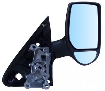 3 099 р. Боковое правое зеркало заднего вида SAT (механическое) Ford Transit 3  рестайлинг (2006-2014) (Неокрашенное). Увеличить фотографию 1