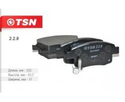 569 р. Колодки тормозные дисковые задние TSN Ford Transit 3  дорестайлинг (2000-2006). Увеличить фотографию 1