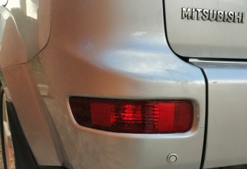 1 269 р. Левый фонарь в задний бампер SAT  Mitsubishi Outlander  XL (2005-2013). Увеличить фотографию 2